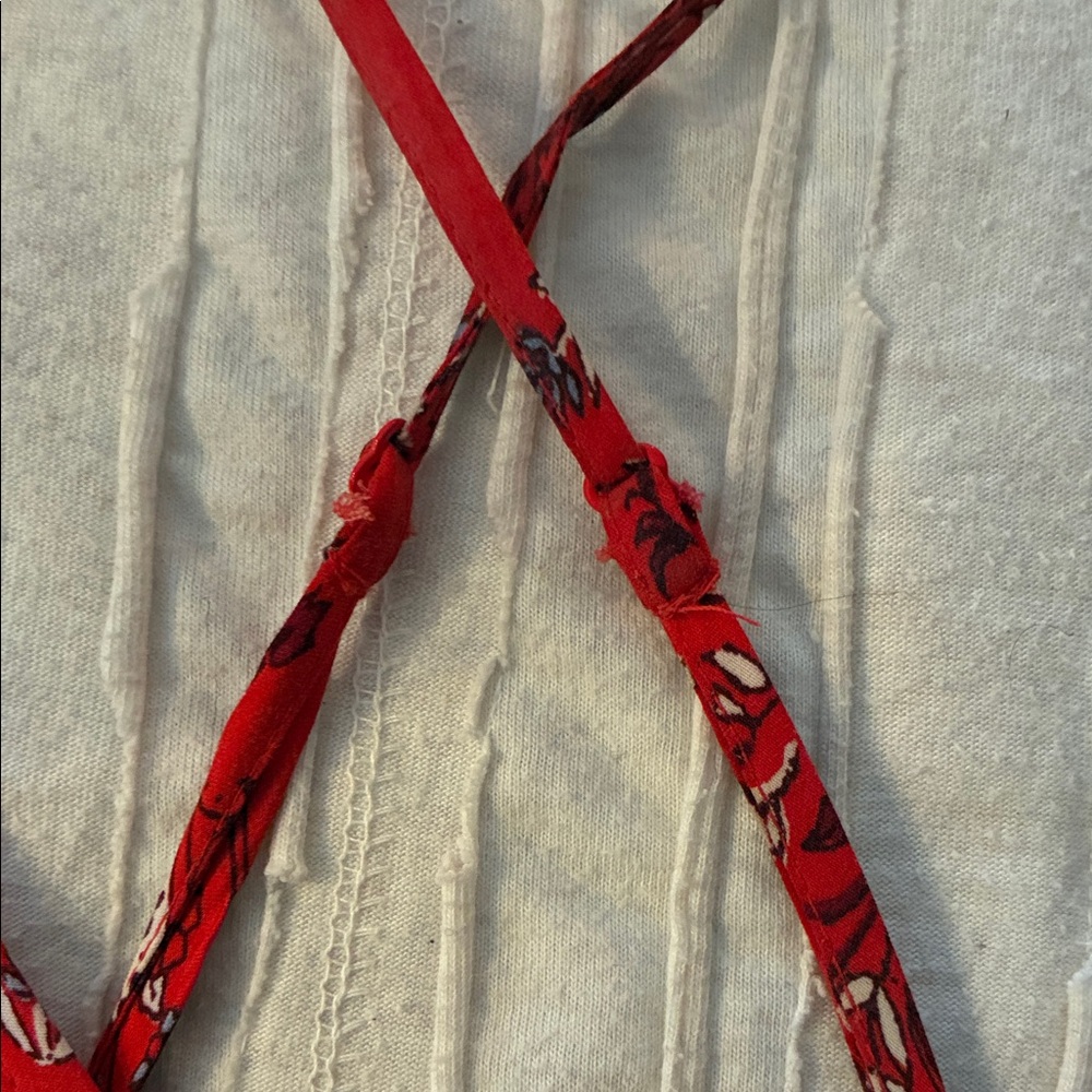 Old Navy Red Printed Maxi Dress - Picture 4 of 5